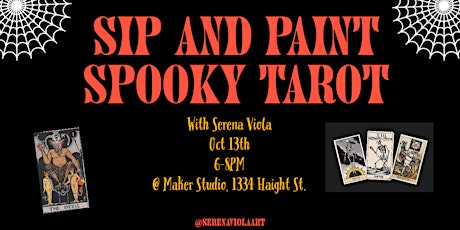 Sip and Paint Spooky Tarot - 10/13