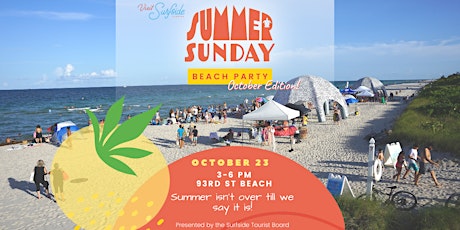 Surfside's Summer Sunday Beach Party