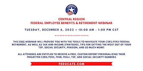 Central Region - Federal Employee Benefits & Retirement Webinar
