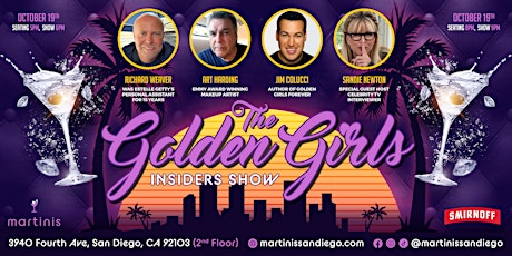 The Golden Girls Insiders Show - Second Seating @9PM