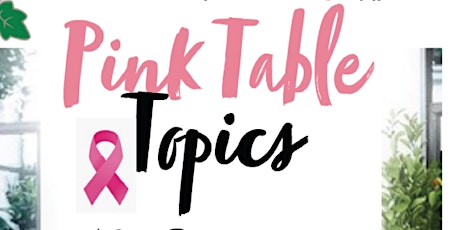EPiO Pink Table Topics - Breast Cancer Awareness