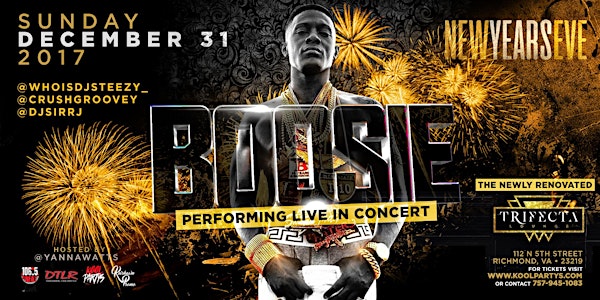 BOOSIE BADAZZ PERFORMING LIVE IN CONCERT AT NEWLY RENOVATED TRIFECTA LOUNGE