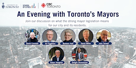 An Evening with Toronto's Mayors