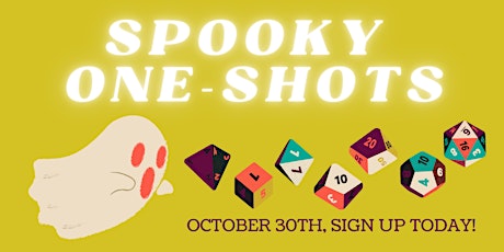 Spooky RPG Halloween at the Board Room Game Cafe!