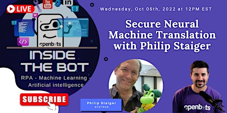 Secure Neural Machine Translation with Philip Staiger