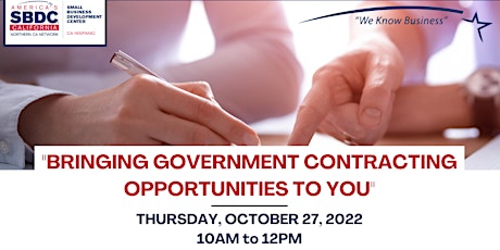 Bringing Government Contracting Opportunities to You