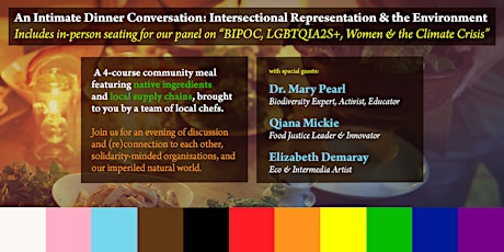 An Intimate Dinner Dialogue: BIPOC, LGBTQIA2S+, Women & the Climate Crisis