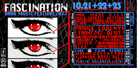 FASCINATION DARK MUSIC FESTIVAL (Hamilton) Oct.21+22+23