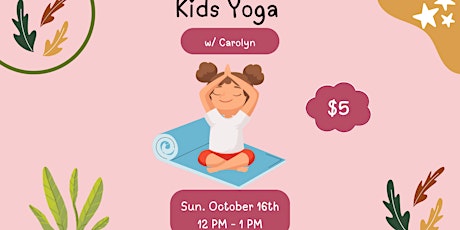 Kid's Yoga with Carolyn