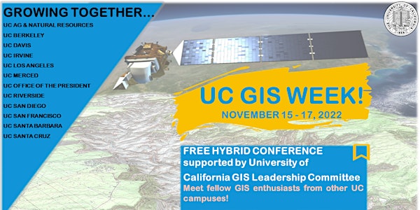 Banner image for UC GIS Week 2022