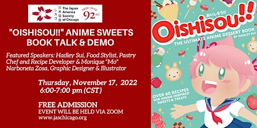 "Oishisou!!" Anime Sweets Book Talk & Demo