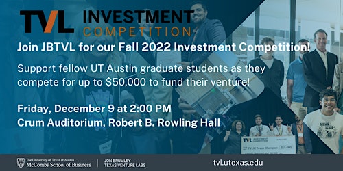 Texas Venture Labs Investment Competition  - Fall 2022
