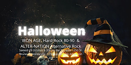 Party d'halloween avec Iron Age et Alter Nation