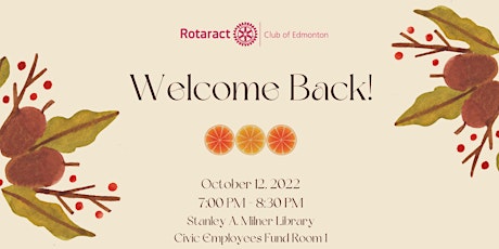 Welcome Back to Rotaract