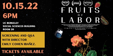 Fruits of Labor Film Screening and Director Q & A