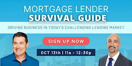 Workshop and Networking for Mortgage Professionals
