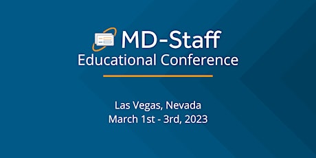 MD-Staff Educational Conference 2023
