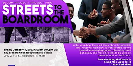 Project King Indianapolis: Streets to the Boardroom