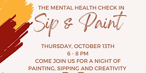 Mental Health Check-In: Paint & Sip
