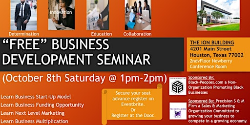"FREE" Business Development Seminar