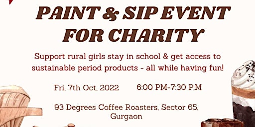 Paint & Sip Event for Charity