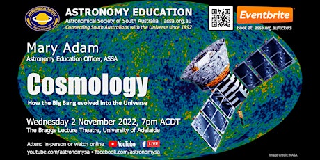 Imagem principal do evento Cosmology | ASSA Astronomy Education