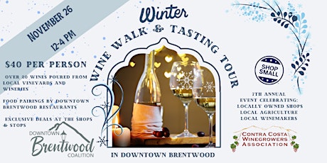 Winter Wine Walk and Tasting Tour 2022