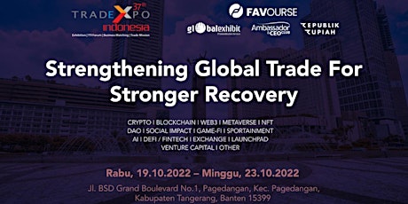 VIP Invitation Blockchain Ecosystem Conference  - Trade Expo Indonesia 2022