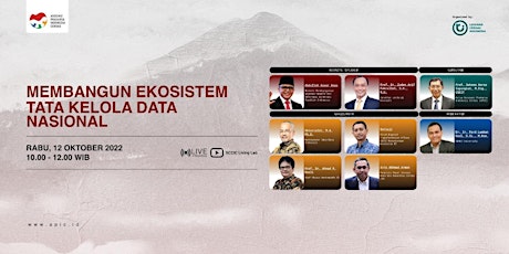 Webinar "Membangun Ekosistem Tata Kelola Data Nasional"