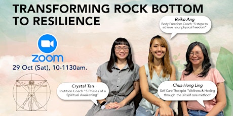 Zoom Webinar "Transforming Rock Bottom to Resilience"