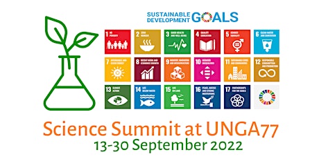 Primaire afbeelding van Science Summit at UNGA77 - Sept Oct 2022