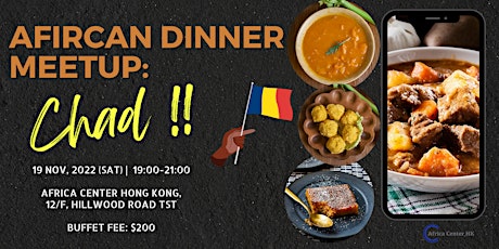 African Dinner Meetup (Chad Cuisine)