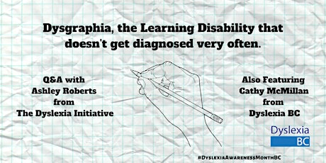 Dysgraphia & Advocacy, with Ashley Roberts from the Dyslexia Initiative