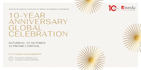10-Year Anniversary Global Celebration primary image