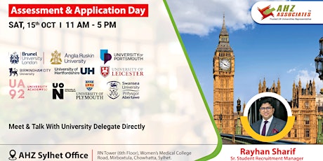 Assessment and Application Day for UK University – AHZ Sylhet Office