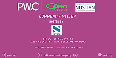 PWIC Seattle, OPEN Seattle & NUSTIAN Community Meetup hosted by NETSOL