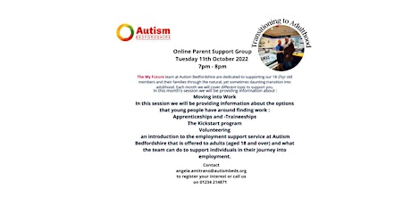 Autism Bedfordshire Transitions Parent Support Group