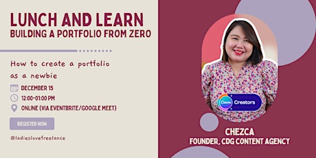 Lunch and Learn: Building a Portfolio from ZERO