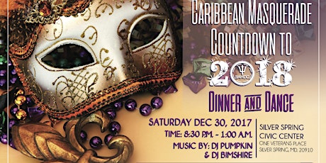 Pre-NYE Caribbean Masquerade (Fundraiser) primary image