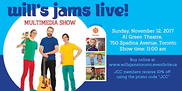 Will's Jams Live Multimedia Show - Toronto