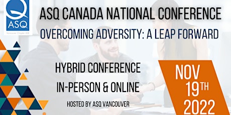 2022 ASQ Canada National Conference  primärbild
