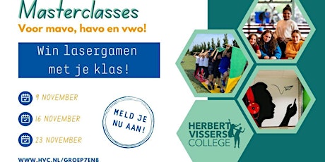 Primaire afbeelding van Masterclasses mavo, havo en vwo