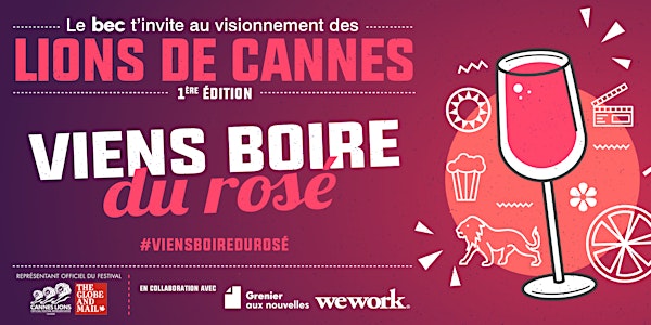 ÉDITION MONTRÉAL - Lions de Cannes au profit du bec