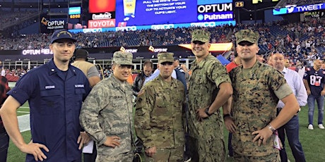 NE Patriot's On Field Opportunity- October 22- USO Interest List for Service Members returned from deployment in 2017 primary image