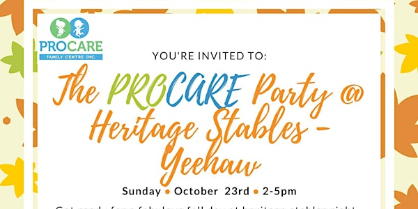 PROCARE Fall Party