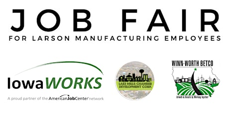 Job Fair for Larson Manufacturing Employees