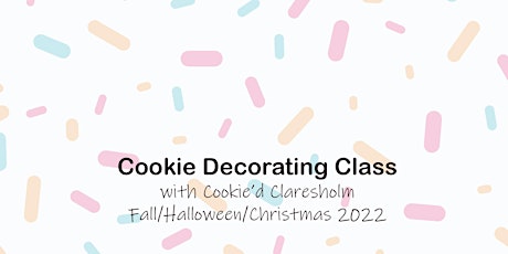 Adult Cookie Decorating Class - Fall Theme
