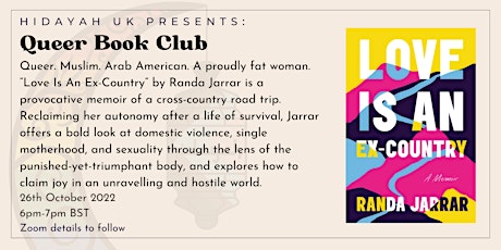 Hidayah Queer Book Club - Love is an Ex Country