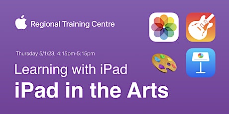 Imagen principal de Learning with iPad: iPad in the Arts