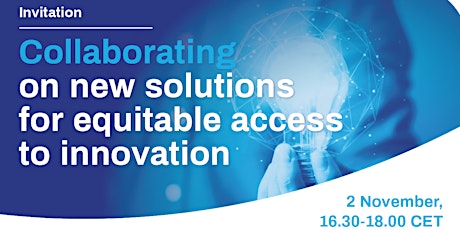 Hauptbild für Collaborating on new solutions for equitable access to innovation